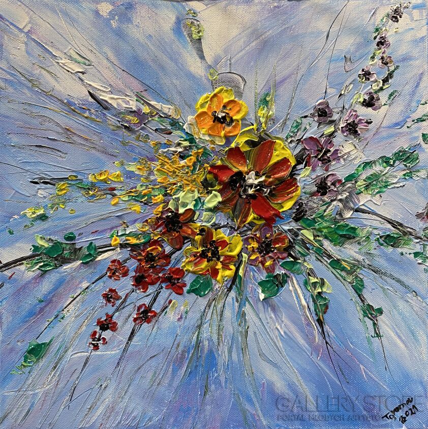 Tomasz Groma-Wiosenny kwiat 4-Akryl