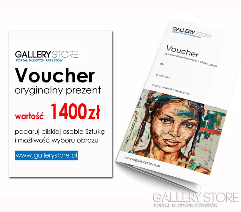 Voucher Gallerystore-Voucher Gallerystore - wartość 1400 zł -Olej