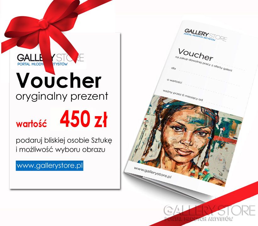 Voucher Gallerystore-Voucher Gallerystore - wartość 450 zł -Olej